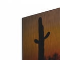 thumbnail image 2 of Luxe Metal Art 'Desert Sunset' by Jonathan Ross, Metal Wall Art, 24"x12", 2 of 10