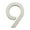 J, variant on Mlkoz Wall Stickers, 10CM Acrylic Silvery Number Plates For Modern And Stylish Decor, Birthday Gifts