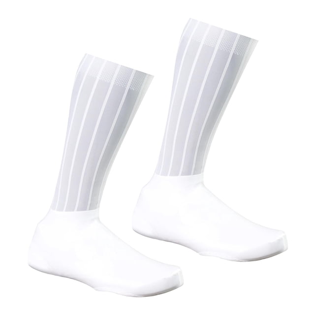 Siruishop Cycling Shoe Covers Bicycle Overshoes Protection Protectors Reusable Booties for White L
