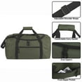 thumbnail image 5 of Trail Maker Men Women Teens 20" Travel Duffel Bag, Hunter Green, 5 of 7