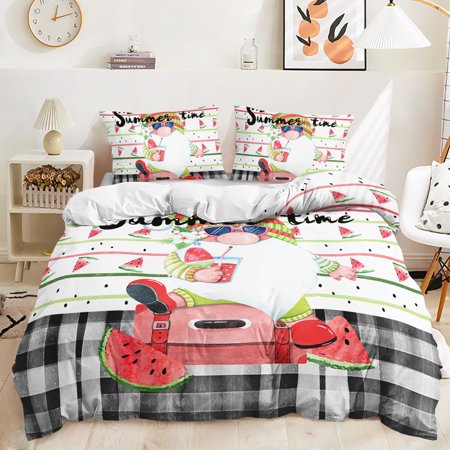 Hosima 3 Piece 3D Digital Printed Duvet Cover Full Size Bedroom Decorative Bedding Set,DEX15-King