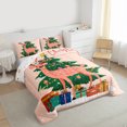 thumbnail image 3 of Homewish Kawaii Animal Deer 3 Pieces Queen Comforter Set For Children Teens Adults,Happy Christmas Xmas Ultra Soft Bedding Sets,Happy New Year Bedding Comforter Set,Super Cozy Room Decor,Reversible, 3 of 8