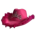 thumbnail image 1 of Women's Western Cowboy Hat Scarf Mardi Two Piece Set, 1 of 2