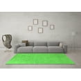 thumbnail image 3 of Ahgly Company Indoor Square Oriental Green Industrial Area Rugs, 6' Square, 3 of 4