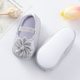 thumbnail image 4 of RMGVDSD Baby Walker Shoes Baby Girls Soft Sole Bowknot Princess Wedding Dress Flats Toddler Princess Shoes Baby Shoes Soft Cute Baby Shoes For 0-3 Months, 4 of 6