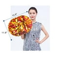 thumbnail image 3 of 2 Pack Cheerleading Pom Poms with Baton Handle for Team Spirit Sports Dance Cheering Kids Adults, 12.6*11.8 inch, 3 of 11