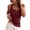 Deep Red, variant on ANRABESS Women Ribbed Tank Tops Slim Fit Henley Shirts Sleeveless V Neck Button Down Blouse Casual Summer Basic Tees Tops White XS