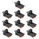 thumbnail image 3 of 10Pcs High Knob 6 Pin 3 Position DPDT Panel Slide Switch 0.5A 50V DC, 3 of 5