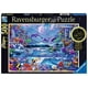 thumbnail image 2 of Ravensburger 15047 Moonlit Magic 500 Piece Glow in The Dark Puzzle para adultos - Cada pie Ravensburger Ravensburger, 2 of 2