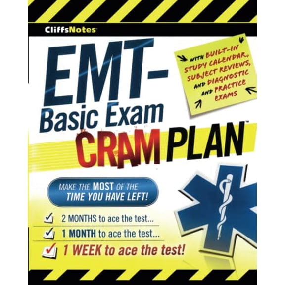 Pre-Owned CliffsNotes EMT-Basic Exam Cram Plan (CliffsTestPrep)