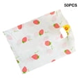 thumbnail image 3 of Kearding 50 Uds bolsas de regalo cajas de plástico contenedor lindo autoensamblaje caramelo cumpleaños paquete Navidad caja adornos joyería Kits de decoración para fiestas Fresa, 3 of 6