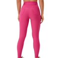 thumbnail image 6 of uublik Pants for Women High Waist Jeggings Skinny Pants Pull on Leggings Trendy Casual Pants, Hot Pink, 6 of 6