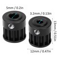 thumbnail image 3 of 2pcs 3.2/5.0mm Belt Drive Transmission Gears Accessories Fit for Traxxas RC Car Model, 3 of 4