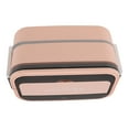 thumbnail image 3 of CHICIRIS Lunch Box, Lunchbox, Bento Boxes, Double Layer, 1400ml With Cutlery, Stainless Steel, With Cutlery, Portable Bento Box For Work, School, Office, 3 of 8