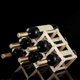 thumbnail image 2 of Red Wine Rack Wine Holder Red Wine Organizer Wooden Bottle Mount Suitable for Holding 6 Bottles Red, 2 of 5