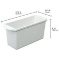 thumbnail image 2 of Sterilite, Ice Cube Tray, Ice Cube Bin, Narrow Design, Space-efficient, BPA-Free, White, useful for everyday beverage storage., 2 of 7