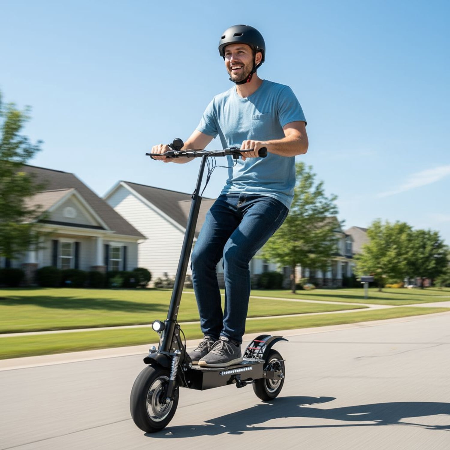 AJOOSOS X750 Electric Scooter Adults, 40 mph & 50 Miles Long Range, 1600W Motor, 300 lbs Max Load