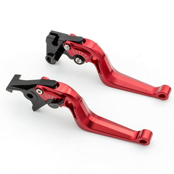 FXCNC ATV Red Brake Clutch Levers for Raptor 250 08-13, Raptor 700 08-2020, Raptor 700R 13-2020,, YFZ450R 2009-2020