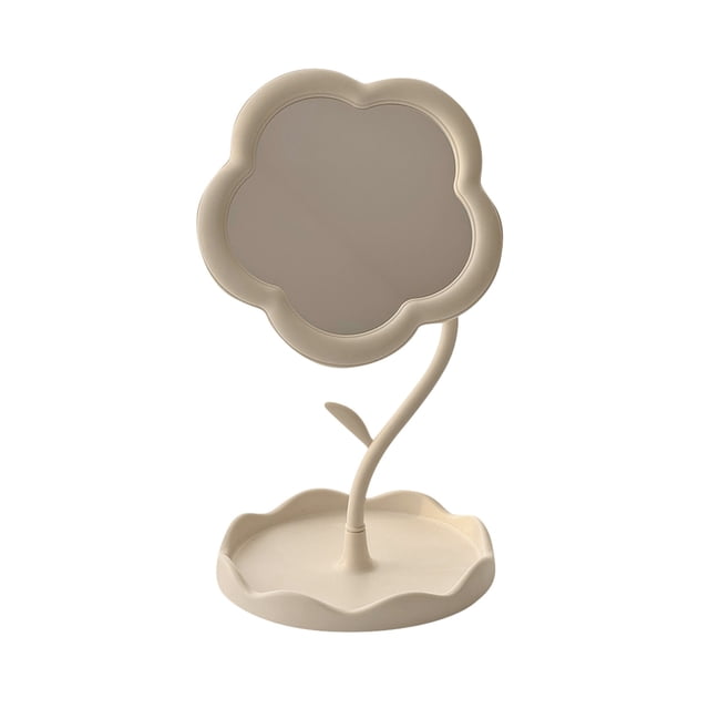 Flower Shaped Makeup For Desk Vanity For Bedroom Living Room And Minimal Spaces Room Decor Home Decorations
