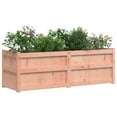 thumbnail image 4 of vidaXL Garden Planter Decorative Outdoor Plant Pot Flower Box Solid Wood Pine, 4 of 10