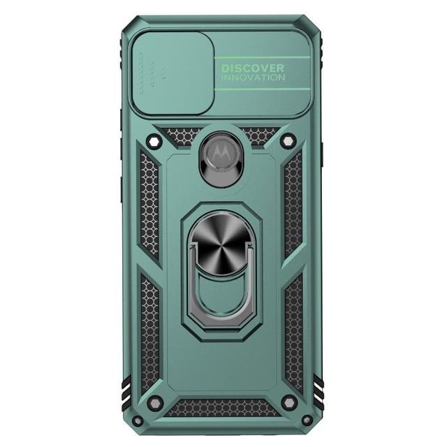 Estuche GANGXUN para Motorola Moto One 5G Ace, soporte giratorio 360°, estilo mecánico y magnético