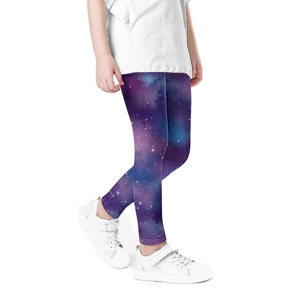 QIPOPIQ Girls' Athletic Leggings Kids Dance Running Yoga Pants Workout Active Dance Tights with Pockets Clearance
