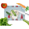 thumbnail image 2 of Caroline's Treasures Winter Holiday Longhair Creme Dachshund Glass Cutting Board Large, 2 of 2