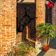 thumbnail image 3 of 1 pieza de metal de hierro lindo burro adorno de jardín para vallas decoraciones al aire libre decoración del hogar jardín escultura animal silueta para árbol patio pared arte regalo, 3 of 5