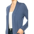thumbnail image 6 of Women's Classic Long Sleeve Cardigan with Side Pockets for Everyday Wear, 6 of 6