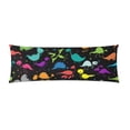 thumbnail image 2 of ABPHOTO Funny Dinosaurs Long Body Pillowcase Pillow Cover Pillowslip 20x60 inch, 2 of 2