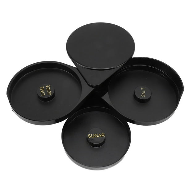 Bartender Tool,3 Tier Bar Glass Tier Bar Glass Rimmer Sugar Salt