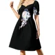 thumbnail image 2 of Vestido baguette de manga corta para mujer, vestido de verano, vestidos de fiesta, 2 of 7