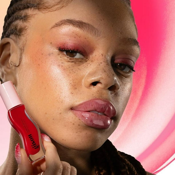 裕子菅　リップフィニティ　070 SPICY 4本 SUQI Gisou Honey Infused Lip Oil - STRAWBERRY SORBET - Full Size