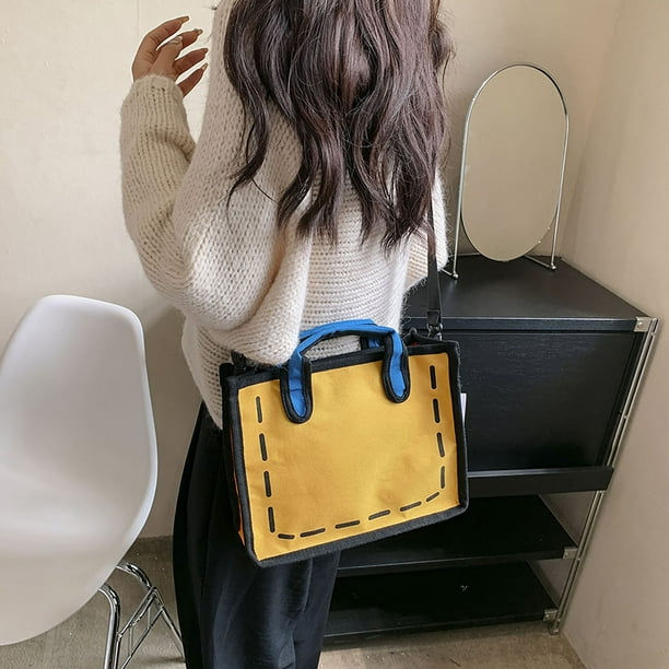 Bolso cruzado, bolsa de hombro, bolsa portátil, estilo moderno, para mujer, commuting, cute, portable, ajustable, tejido de cuero, metal frame, for office, high appearance, durable,
