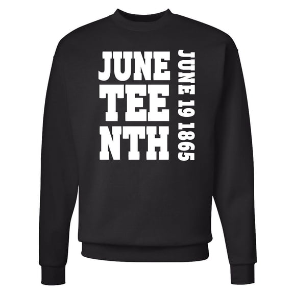 Inktastic Juneteenth June 19, 1865 Adult Sweatshirt