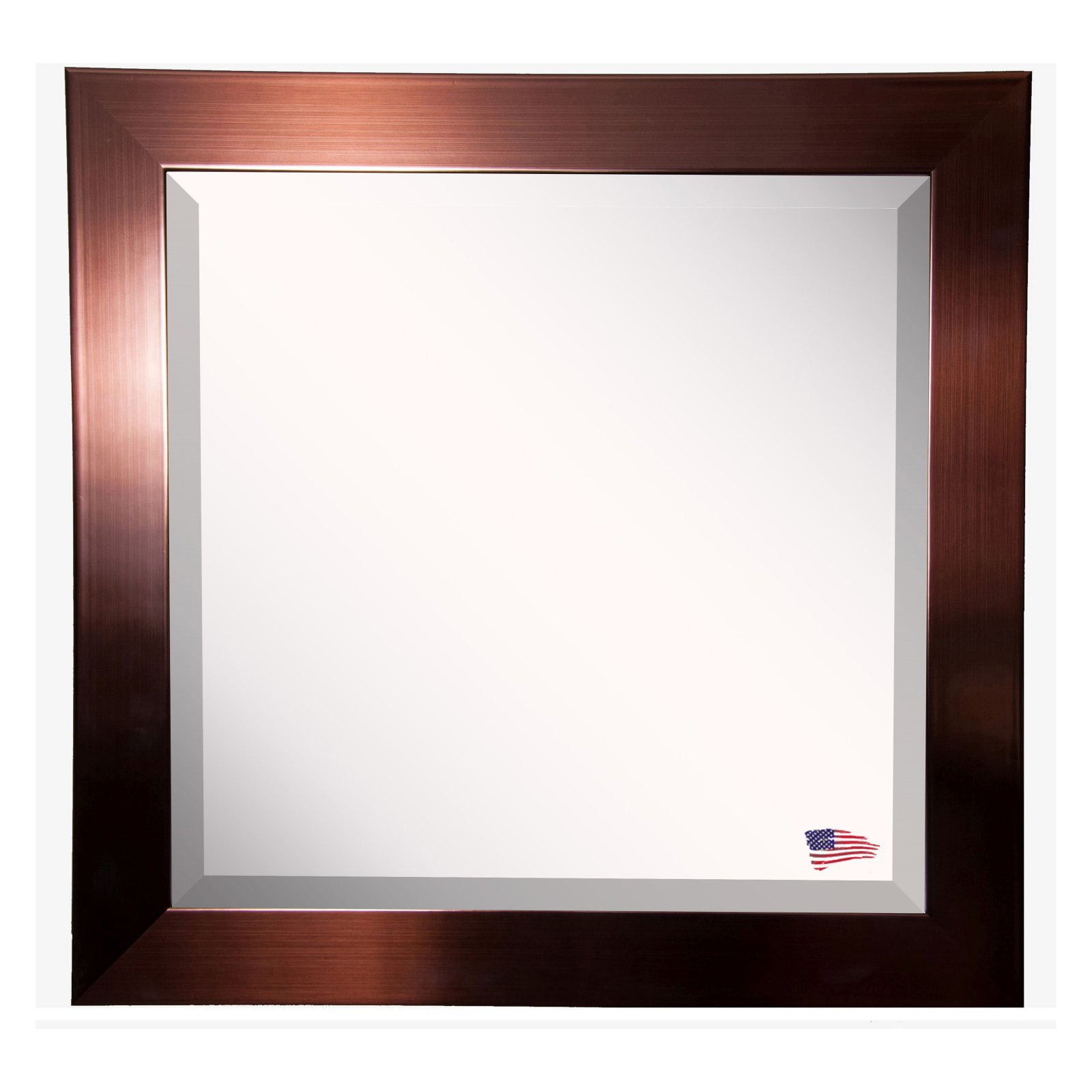 Rayne Mirrors Shiny Bronze Wall Mirror