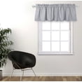 thumbnail image 2 of Aiking Home Window Valances - 2-Panels Polyester Solid Kitchen Valances with 2.5" Rod Pocket for Small Windows (56"x16" Each Panel, Grey), 2 of 4