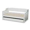 thumbnail image 7 of Baxton Studio Jameson Modern and Transitional White Finished Expandable Twin Size to King Size Daybed with Storage, 7 of 7