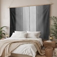 thumbnail image 3 of Black Gray Ombre Small Tapestry for Bedroom Wall Hanging Tapestry, Vintage Country Wooden Ceiling Backdrop Tapestries Poster Blanket Wall Decor for Teens Room Living Room Dorm 23" x 28", 3 of 8