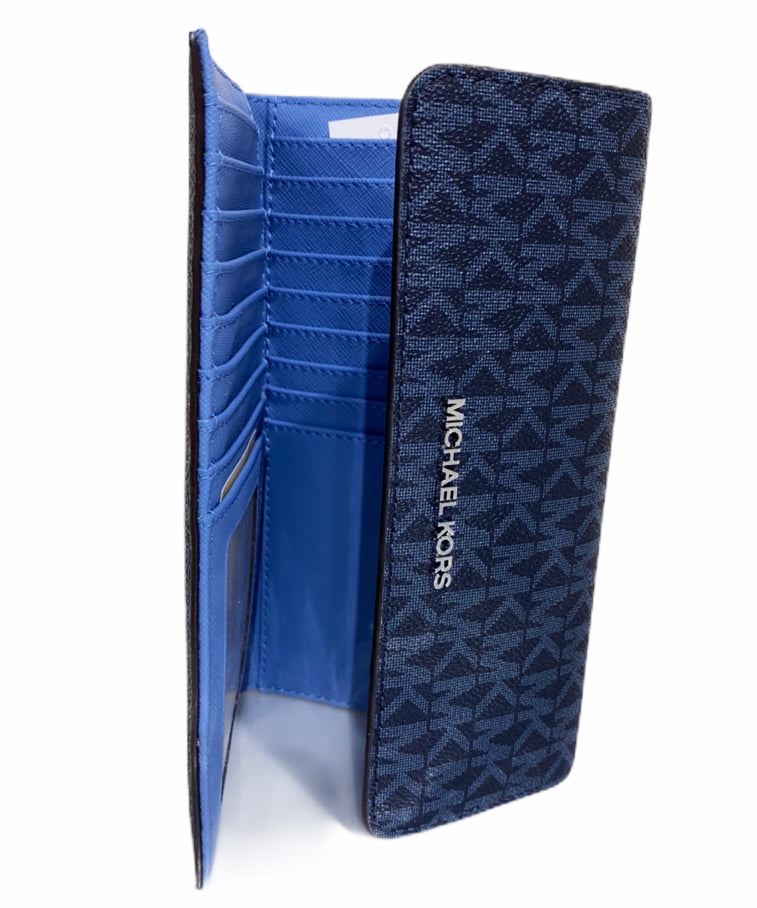blue mk wallet