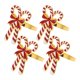 thumbnail image 5 of GOOHOCHY - Juego de 4 servilleteros navideños con lazo - Ideal para fiestas y como regalo de Navidad., 5 of 8