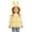 Yellow, variant on Toddler Girls Cute Bubble Puffy Vest with Rabbit Ear Hood Lightweight Full Zip Puffer Vest Solid Casual Sleeveless Quilted Coat