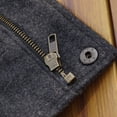 thumbnail image 4 of New Men's Spring Autumn Fall Coat Male Baseball Jacket Genuine Cow Leather Wool Blended Patchwork Grey Black Plus Big Oversized 2XL 3XL 4XL 5XL XXXXXL,Grey,3XL, 4 of 12