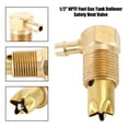 thumbnail image 3 of 1/2" NPTF Fuel Gas Tank Rollover Safety Vent Valve Assembly 5/16 Hose, 3 of 15