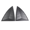 thumbnail image 2 of 2x triangular para ventana trasera, , decoración de ventana, calcomanías, ajuste exterior del coche, para modelo Y, accesorios Negro mate, 2 of 9