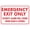 Warning Sign 3, variant on Emergency Exit Only, Security Alarm Will Sound If Door Opened Warning Sign 8"x12" - Metal Security Sign, Safety Wall Decor for Home Business Yard Garden Office Street Road