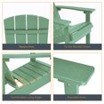 thumbnail image 3 of ACEGOSES 4 Pcs Adirondack Chair Weather Resistant for Patio Garden, Backyard,Porches and Indoors,Green, 3 of 5
