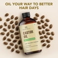 thumbnail image 3 of Botanic Hearth Castor Oil (4 fl oz) | 100% Pure & Hexane Free | Cold Pressed | Promotes Growth for Eyelashes, Eyebrows & Hair | Includes Eyebrow & Eyelash Brush, 3 of 9