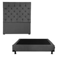 thumbnail image 1 of Box Base Cama Queen Size + Cabecera Capri Gris, 1 of 8