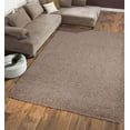 thumbnail image 2 of Sweet Home Stores Cozy Solid Contemporary Living and Bedroom Soft Shag Area Rug, 6'7" x 9'3", Beige, 2 of 8